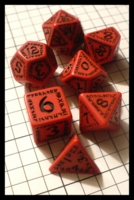 Dice : Dice - Dice Sets - Q Workshop Runic Red and Black - Ebay May 2012